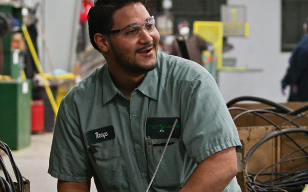 Image of Renzo working at Goodwill Greenworks