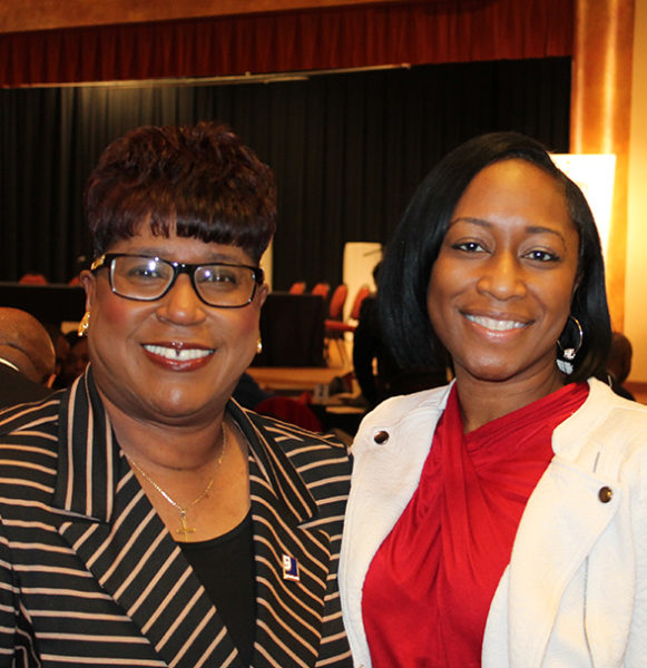 Image of Felicia Hunter and another woman for Goodwill Reflections